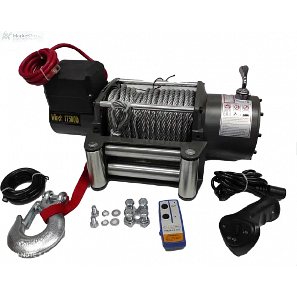 Guincho 17500 lbs, 12 V, elétrico, Titan