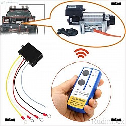 Controle remoto para guincho, 12V, sem fio, universal Controle remoto para guincho, 12V, sem fio, universal