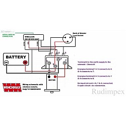 Controle remoto para guincho, 12V, sem fio, universal Controle remoto para guincho, 12V, sem fio, universal